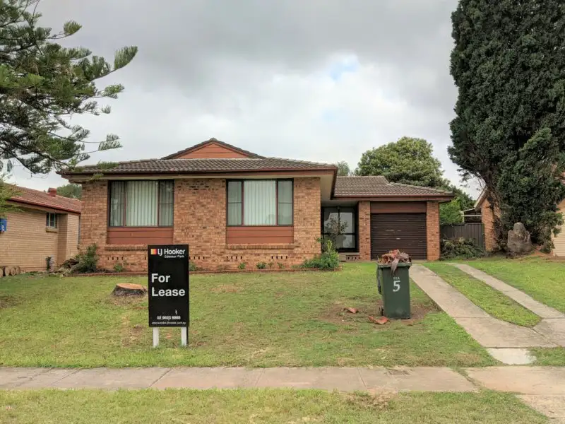 Main view of Homely house listing, 5 Malvern Close, St Johns Park NSW 2176