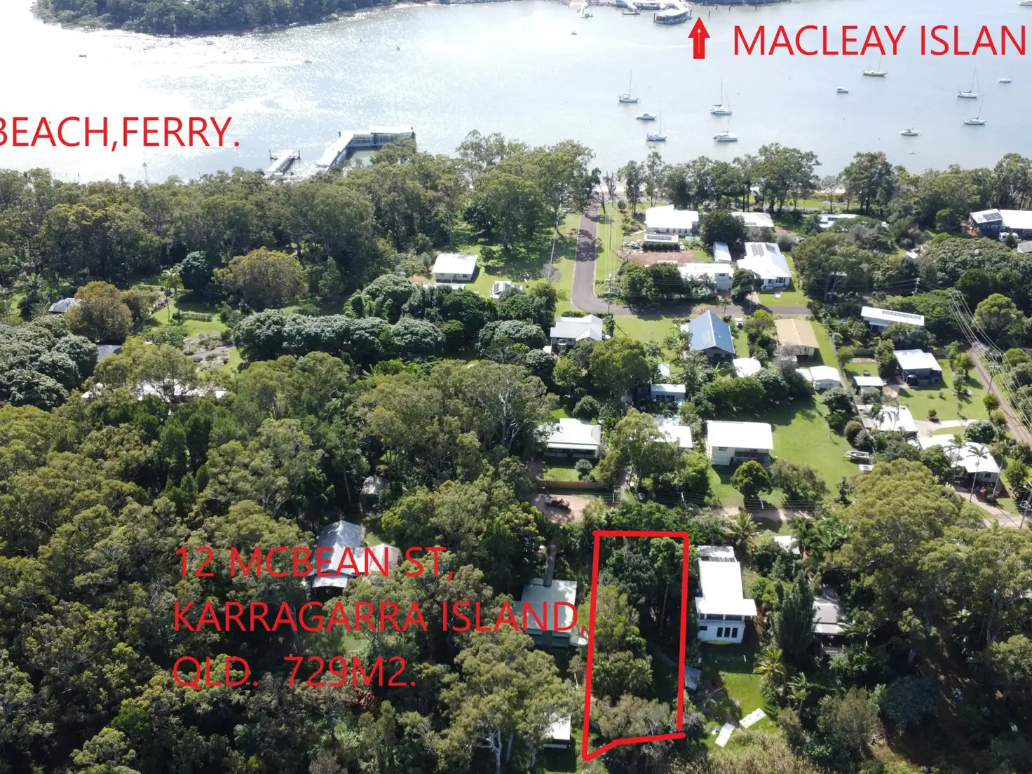 Main view of Homely land listing, 12 McBean Road, Karragarra Island QLD 4184