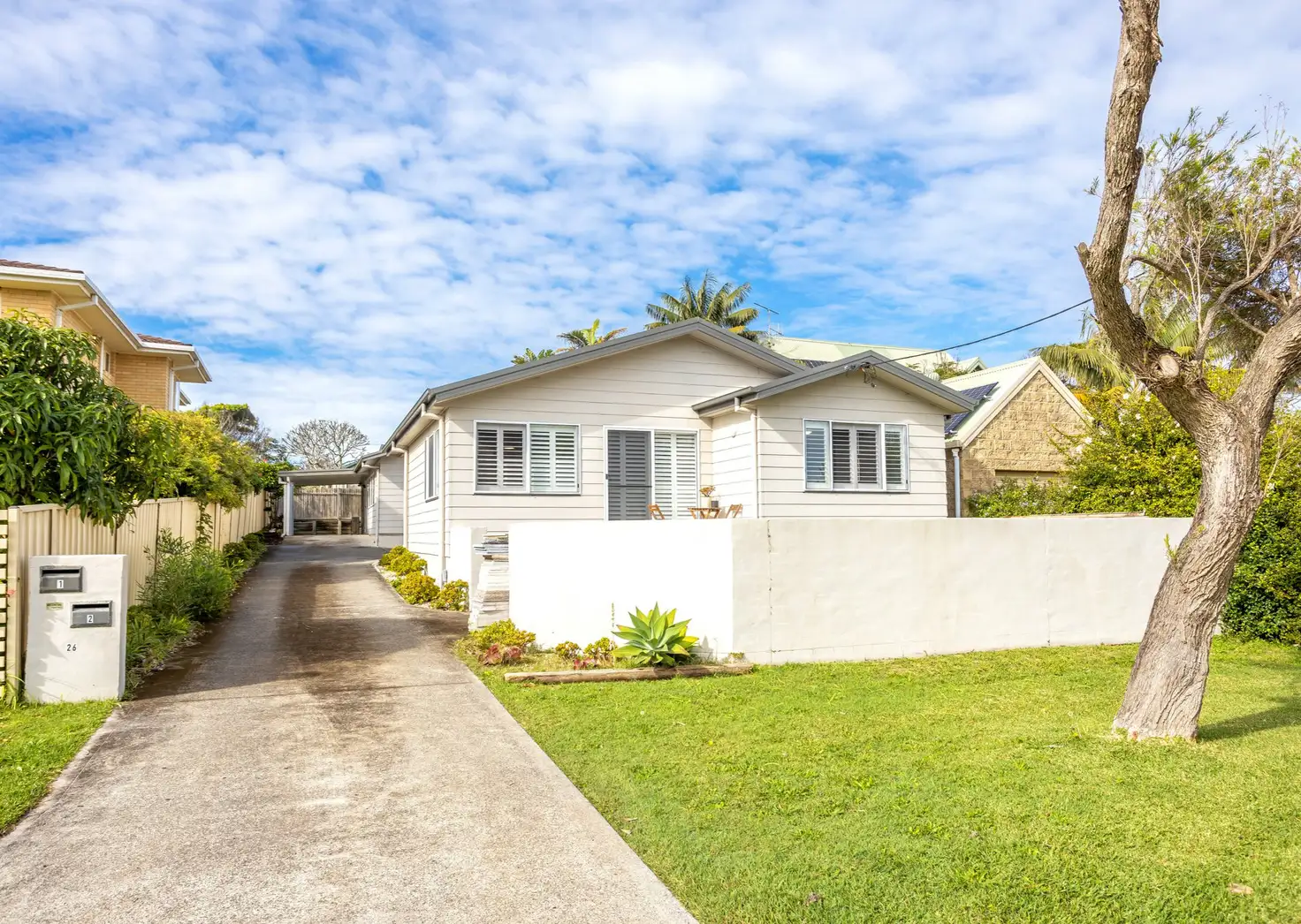 Main view of Homely semi-detached listing, 1/26 George Street, Old Bar NSW 2430