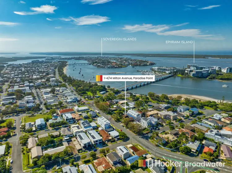 Main view of Homely house listing, 1/14 Milton Avenue & 2-4 / 413 Bayview Street, Paradise Point QLD 4216