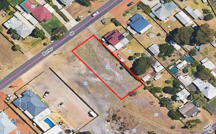 Third view of Homely land listing, 66 Porter Street, Collie WA 6225