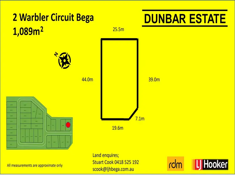 Fifth view of Homely land listing, 2 Warbler Circuit, Bega NSW 2550