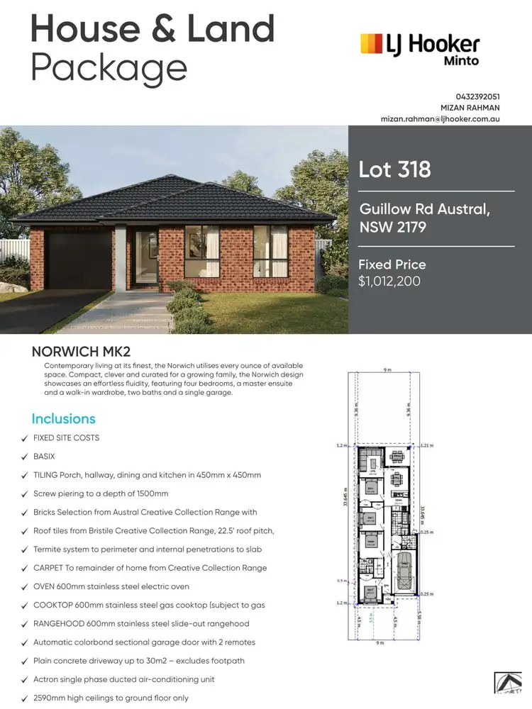 Lot 318 Guillow Road, Austral NSW 2179