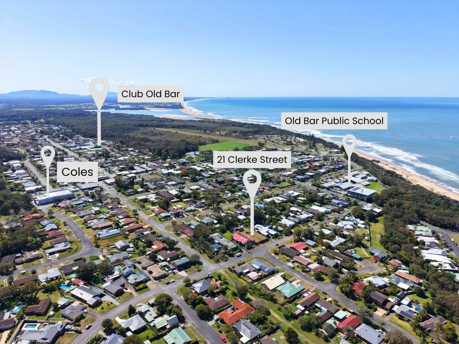 Main view of Homely land listing, 21 Clerke Street, Old Bar NSW 2430