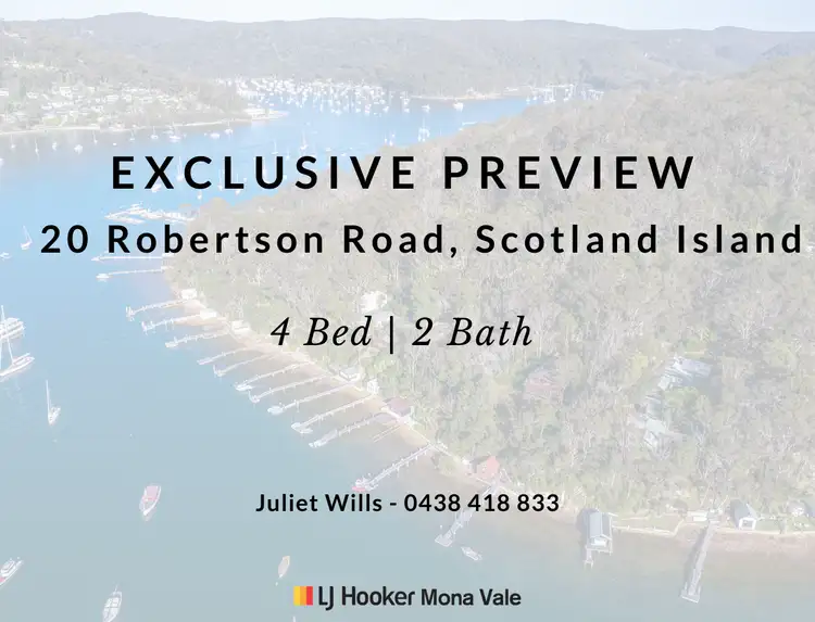 Main view of Homely house listing, 20 Robertson Road, Scotland Island NSW 2105