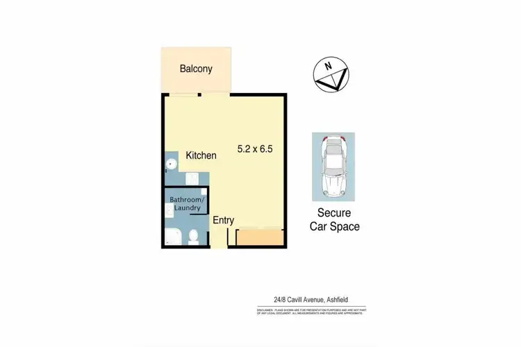 Fifth view of Homely studio listing, Apartment 24/8 Cavill Avenue, Ashfield NSW 2131