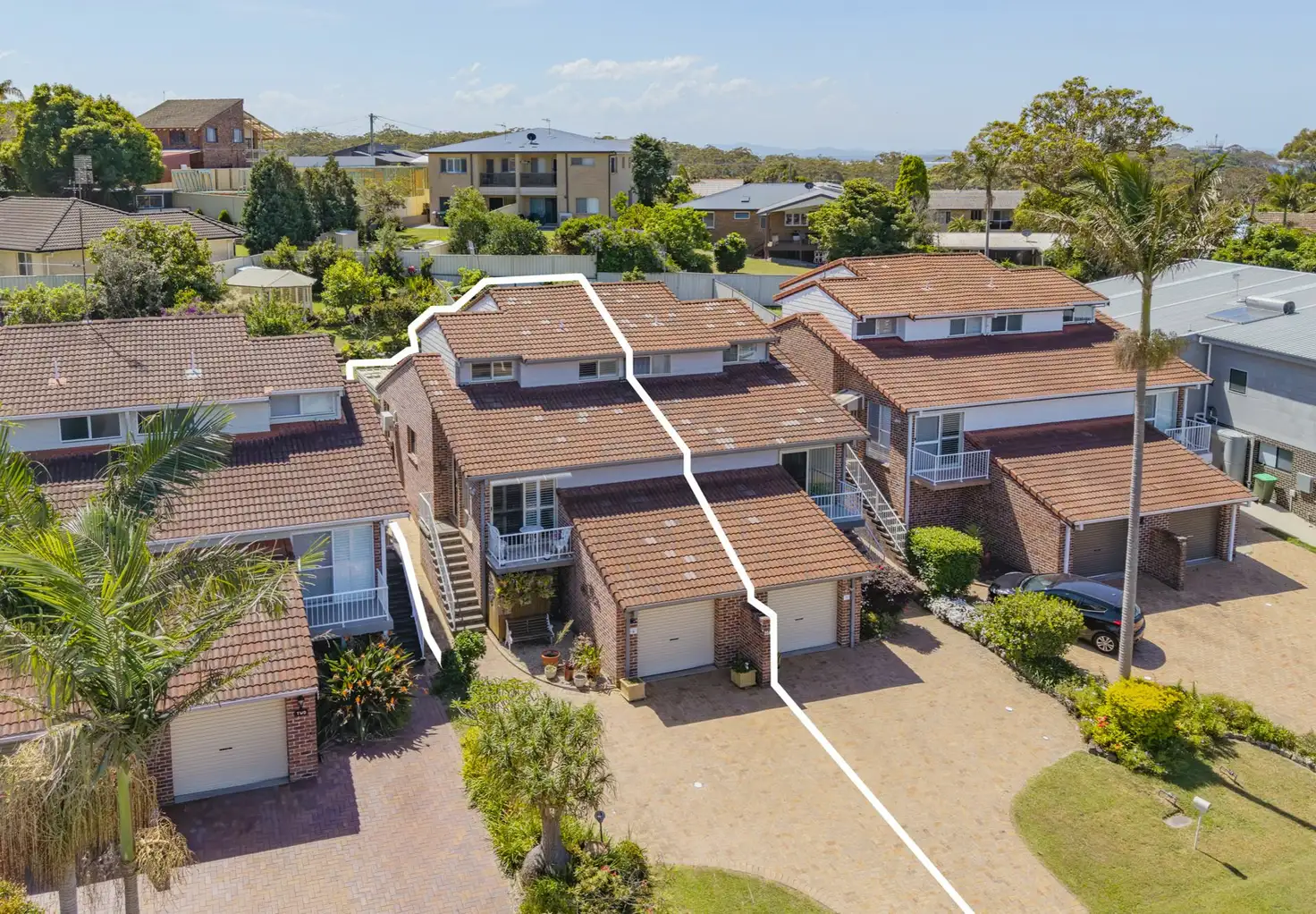 Main view of Homely semi-detached listing, 2/22a Swordfish Street, Nelson Bay NSW 2315