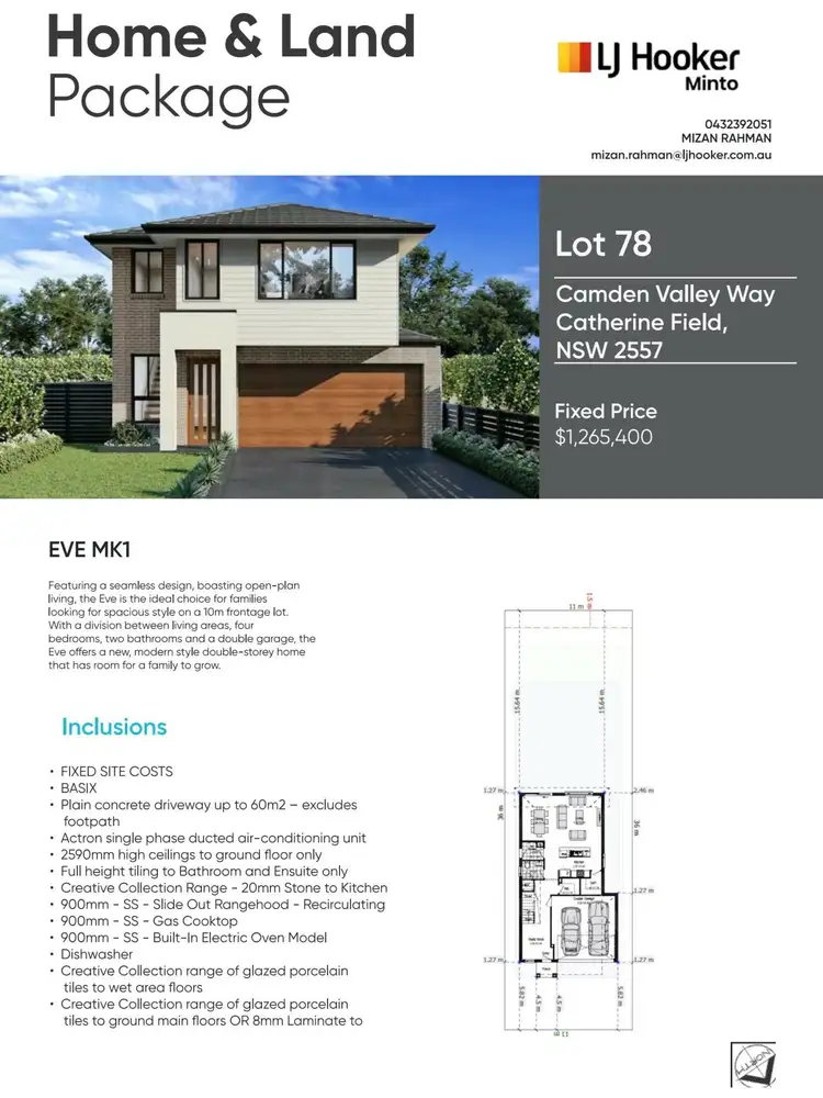 Second view of Homely house listing, Lot 78 Camden Vally Way, Catherine Field NSW 2557