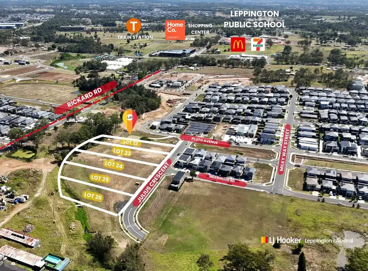 Second view of Homely land listing, 4 Julius Crescent, Leppington NSW 2179