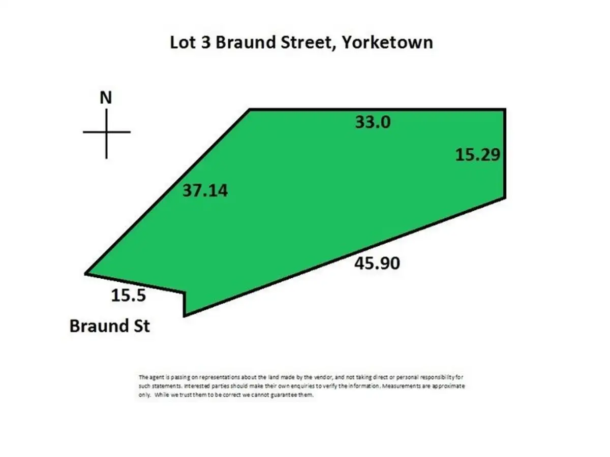 Main view of Homely land listing, Lot 3 Braund Street, Yorketown SA 5576