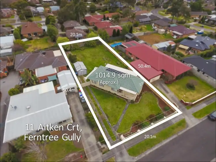 Main view of Homely house listing, 11 Aitken Court, Ferntree Gully VIC 3156