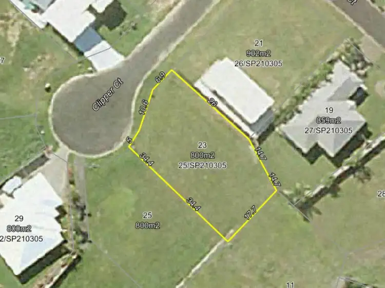 Second view of Homely land listing, 23 Clipper Court, South Mission Beach QLD 4852