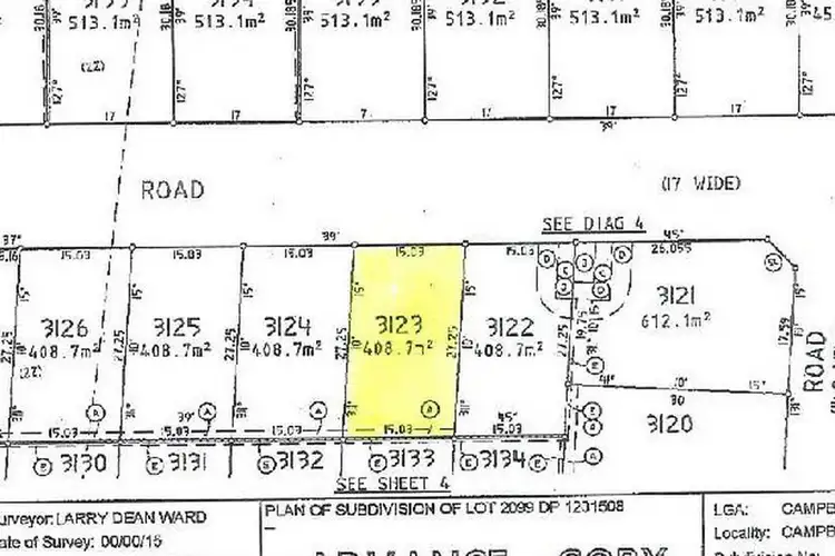 LOT 3123 Macarthur Heights, Campbelltown NSW 2560