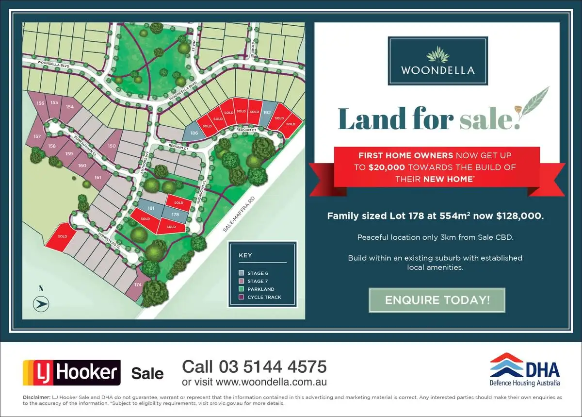 Main view of Homely land listing, Lot 192 (1 Redgum Court, Sale VIC 3850