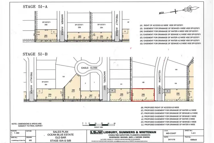 Main view of Homely land listing, Lot 289 Yellowfin Ave, Old Bar NSW 2430