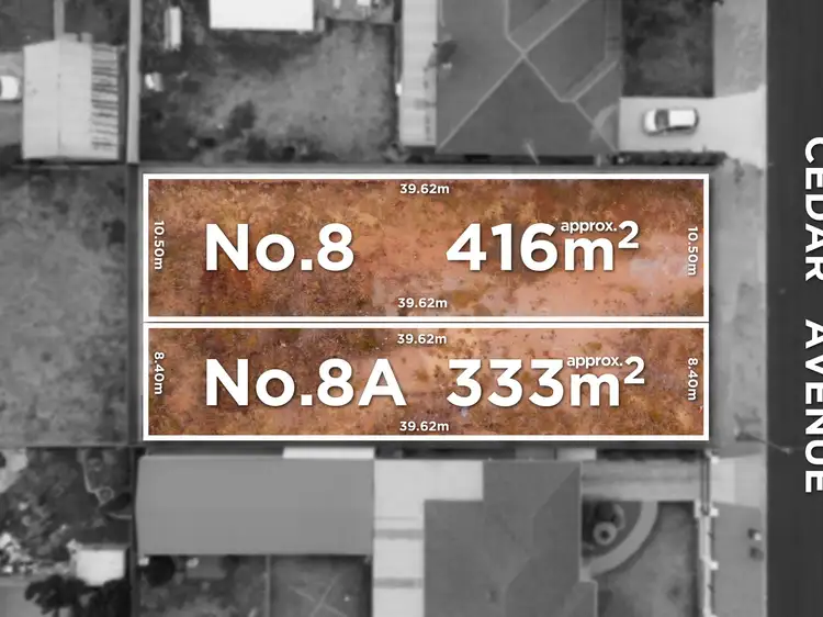 Main view of Homely land listing, 8a Cedar Avenue, Campbelltown SA 5074