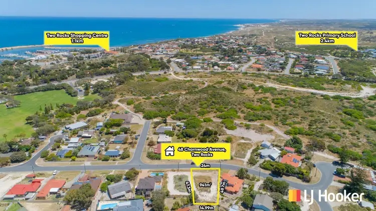 Main view of Homely land listing, 48 Charnwood Avenue, Two Rocks WA 6037