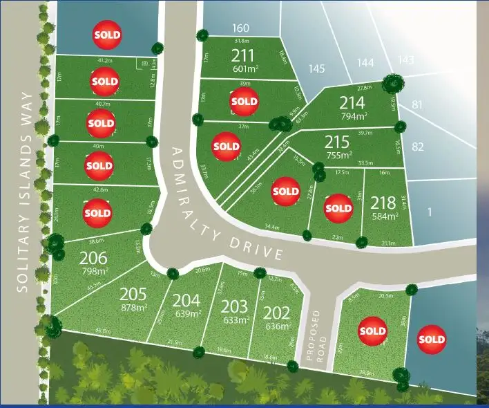 Lot 206 Admiralty Drive - Stage 11, Safety Beach NSW 2456