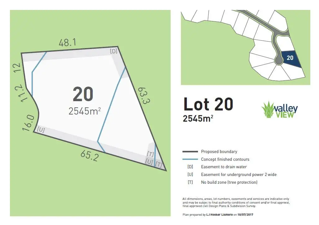 Main view of Homely land listing, 20 Valley View Estate, Richmond Hill Road, Goonellabah NSW 2480