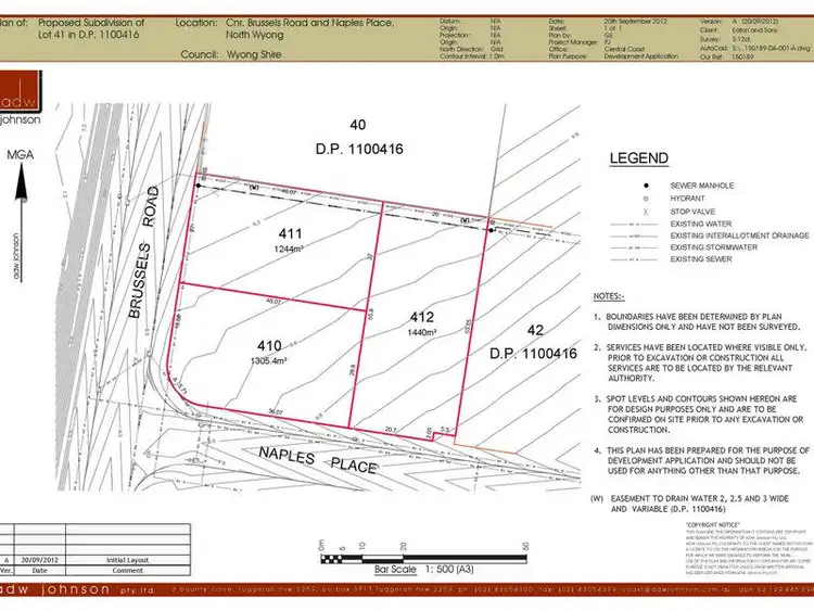 Lot 410 & Brussells & Naples Street, Wyong NSW 2259