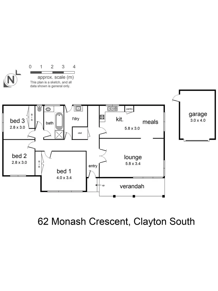 Fifth view of Homely house listing, 62 Monash Crescent, Clayton South VIC 3169