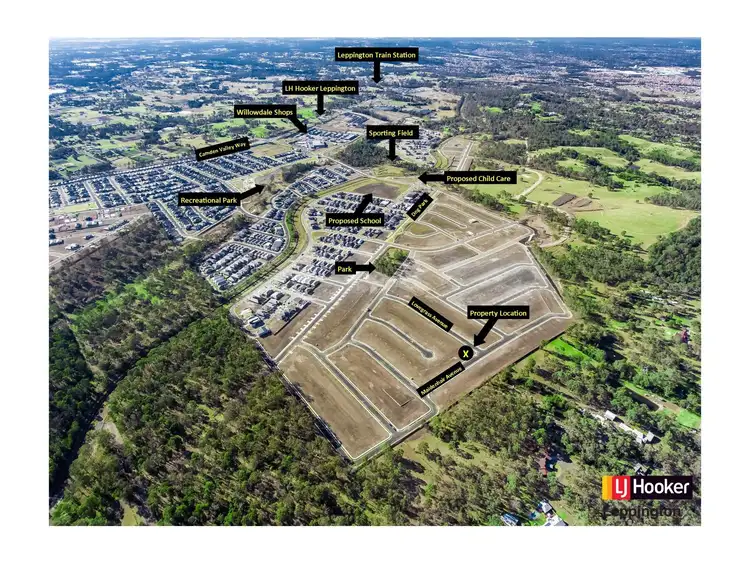 Main view of Homely land listing, Lot 1797 Cnr Lovegrass Avenue & Maidenhair Avenue, Leppington NSW 2179