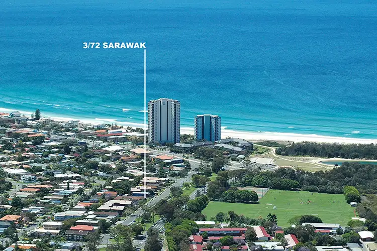 Main view of Homely unit listing, 3/72 Sarawak Avenue, Palm Beach QLD 4221