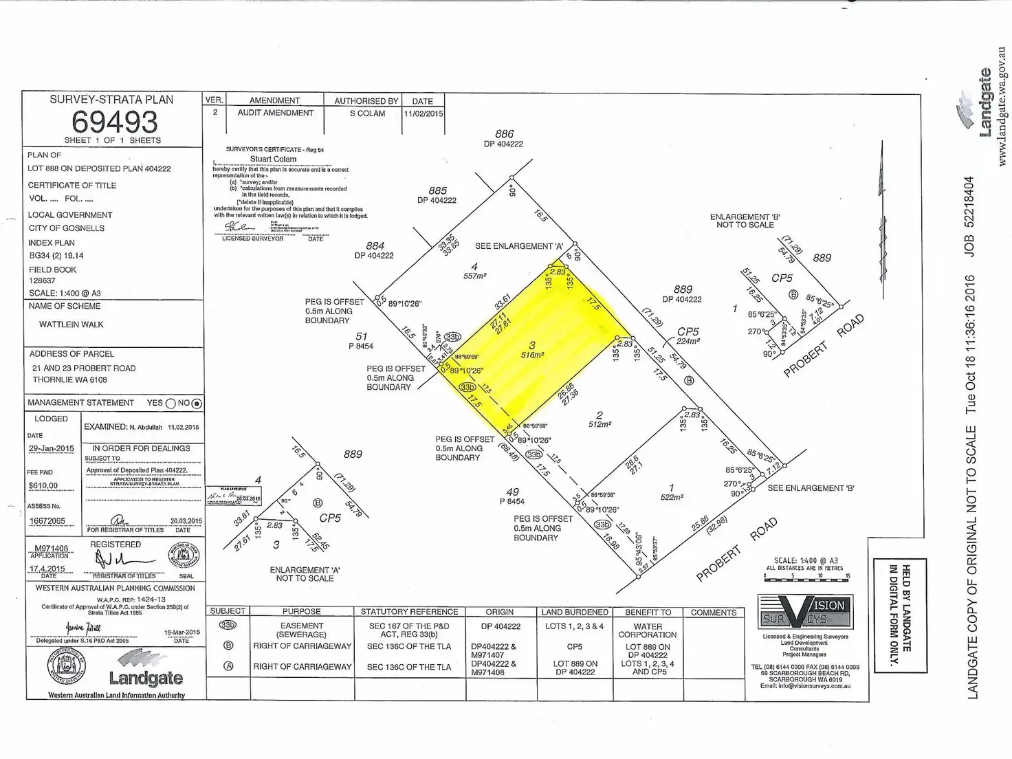 Main view of Homely land listing, 23C Probert Road, Thornlie WA 6108