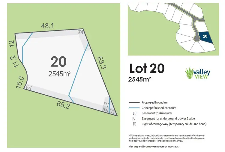 Main view of Homely land listing, Lot 20 Valley View Estate, Richmond Hill Rd, Goonellabah NSW 2480