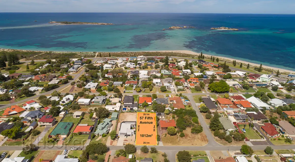 Main view of Homely land listing, 57 Fifth Avenue, Shoalwater WA 6169