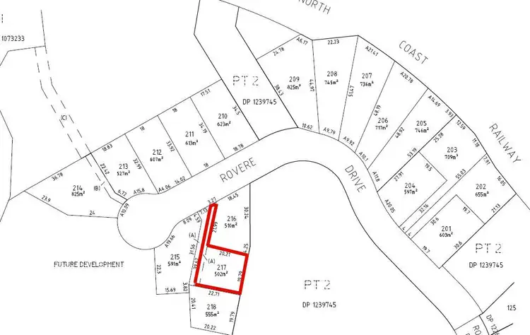 Lot 217 Rovere Drive, Coffs Harbour NSW 2450