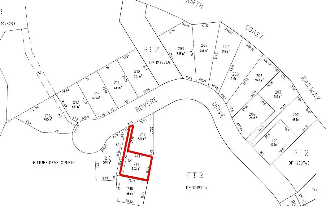 Main view of Homely land listing, Lot 217 Rovere Drive, Coffs Harbour NSW 2450