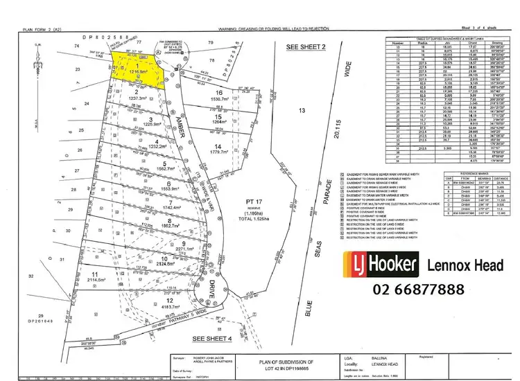 Second view of Homely land listing, Lot 1 Amber Drive, Lennox Head NSW 2478