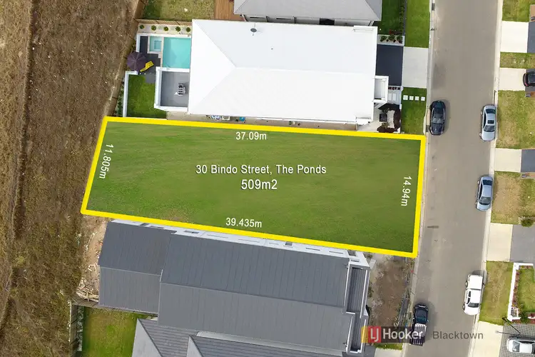 Main view of Homely land listing, 30 Bindo Street, The Ponds NSW 2769