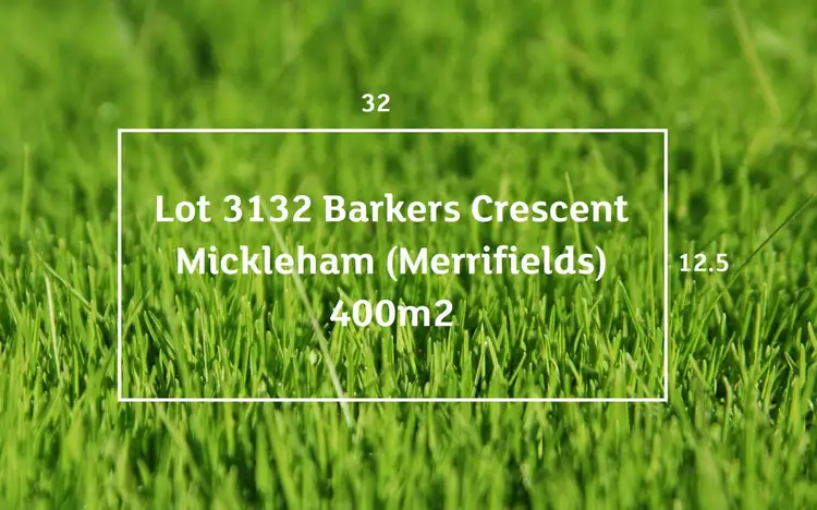 Main view of Homely land listing, Lot 3132/ Barkers Crescent, Mickleham VIC 3064