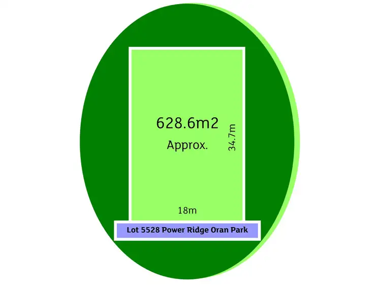 Main view of Homely land listing, Lot 5528 Power Ridge, Oran Park NSW 2570