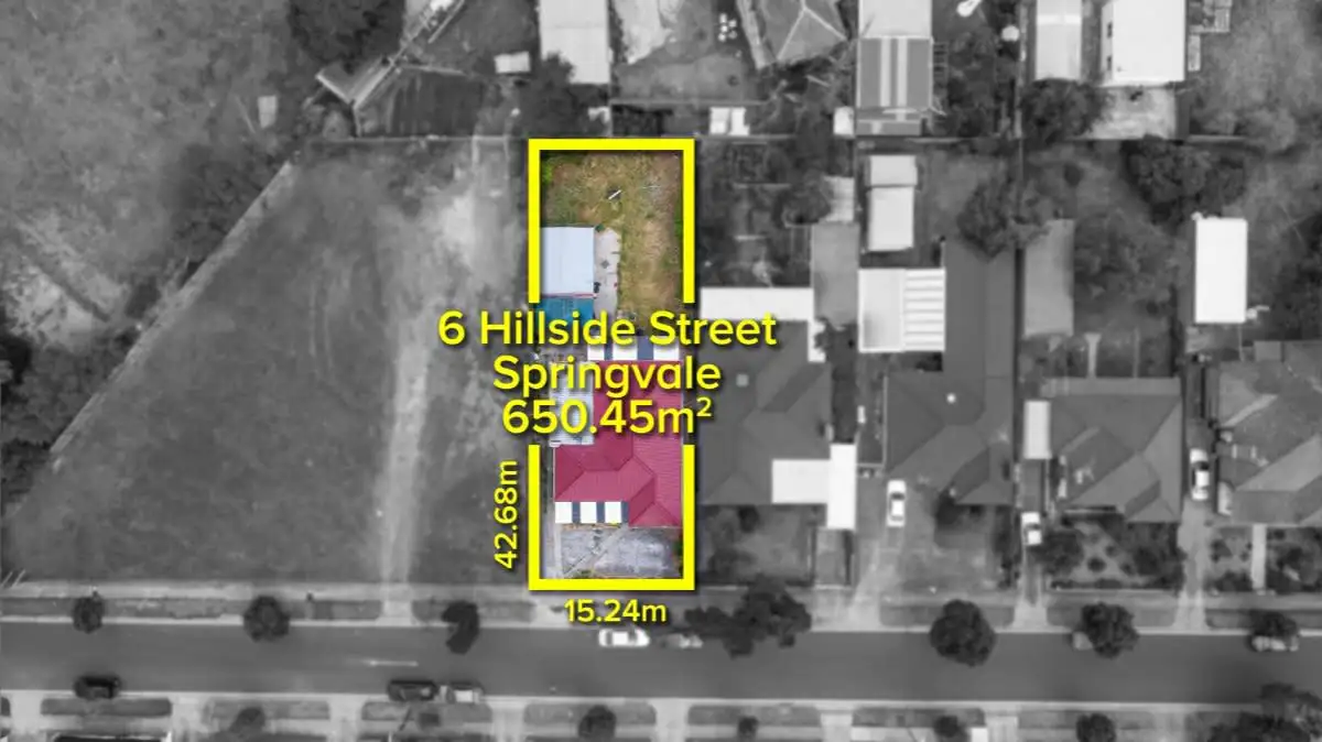 Main view of Homely house listing, 6 Hillside street, Springvale VIC 3171