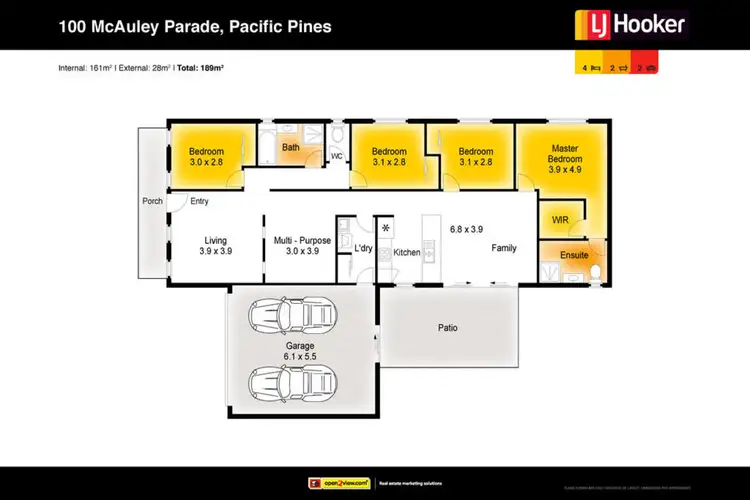 Second view of Homely house listing, 100 McAuley Parade, Pacific Pines QLD 4211