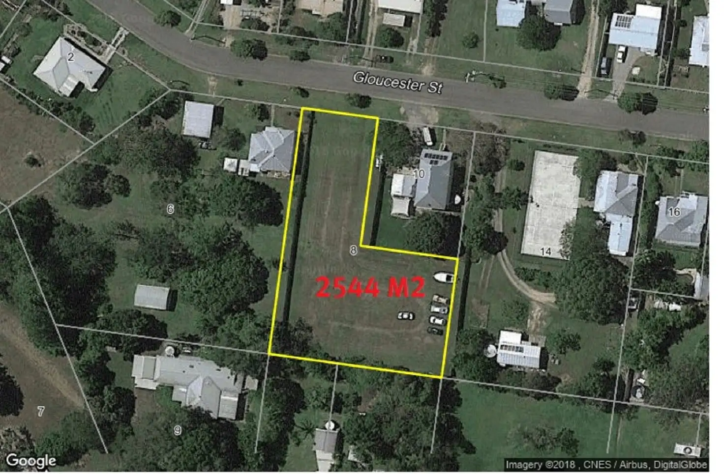 Main view of Homely land listing, 8 Gloucester Street, Woodford QLD 4514