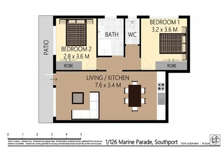 Sixth view of Homely unit listing, 1/126 Marine Parade, Southport QLD 4215