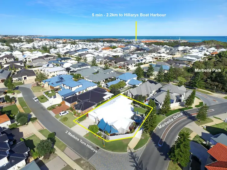 Main view of Homely house listing, 2 Madeira Turn, Hillarys WA 6025