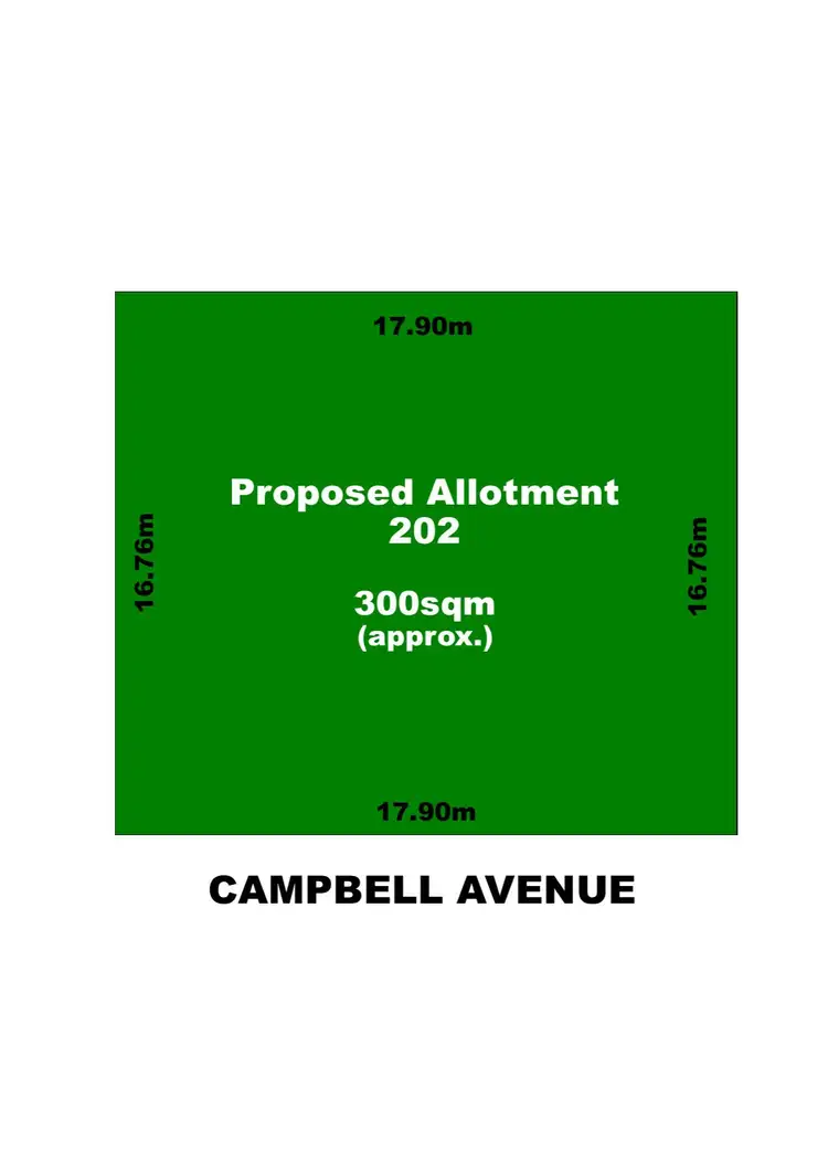 Allotment Campbell Avenue, Rosewater SA 5013