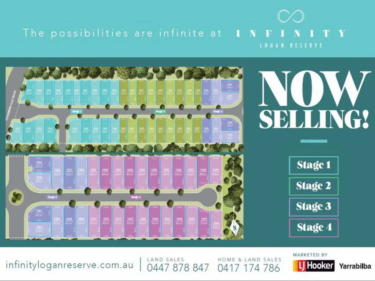 Main view of Homely land listing, Lot 1375/366 Chambers Flat Road, Logan Reserve QLD 4133