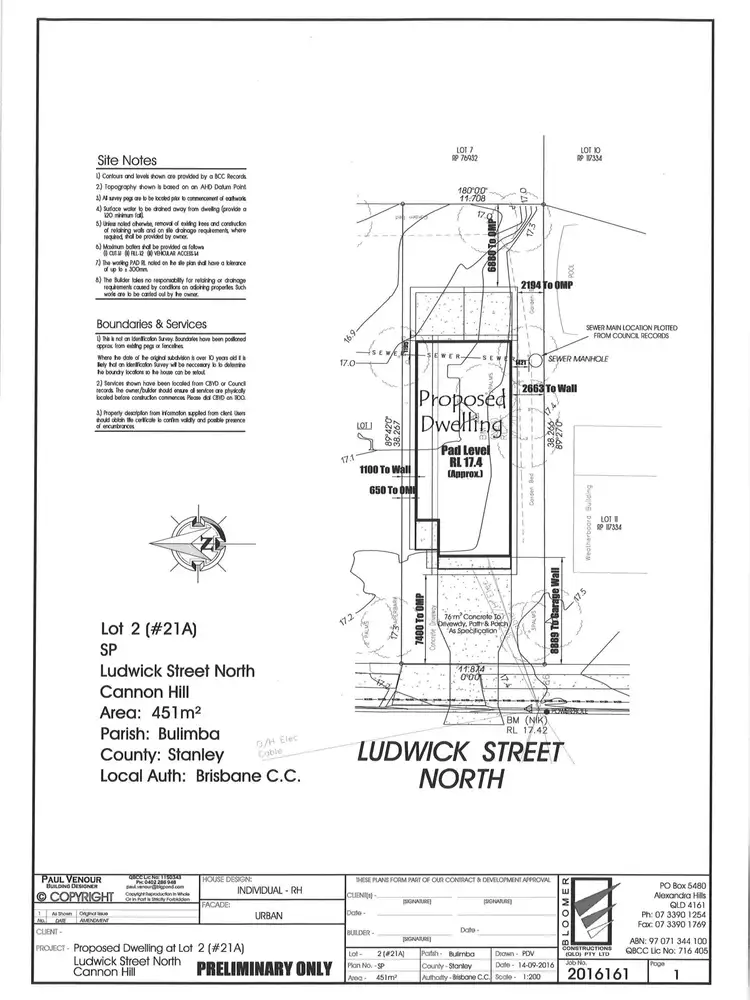Third view of Homely land listing, Lot Lot 2/21 Ludwick Street, Cannon Hill QLD 4170