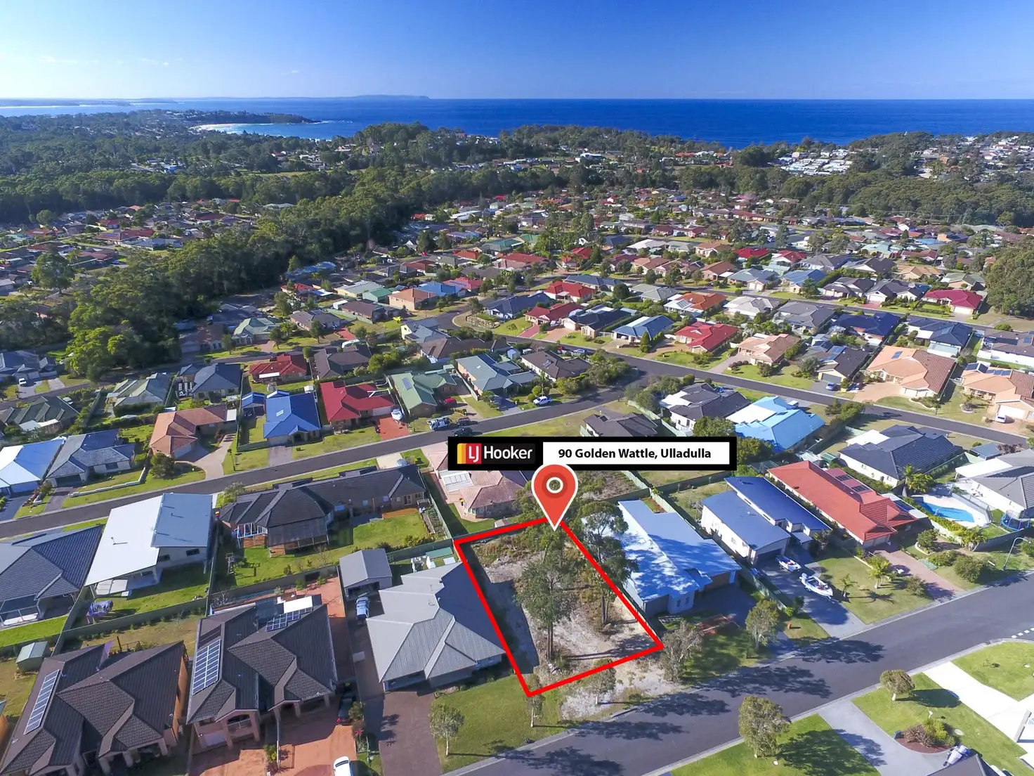 Main view of Homely land listing, 90 Golden Wattle Drive, Ulladulla NSW 2539