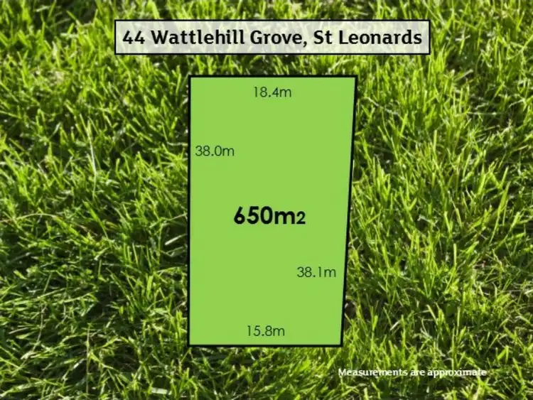 Second view of Homely land listing, 44 Wattlehill Grove, St Leonards VIC 3223
