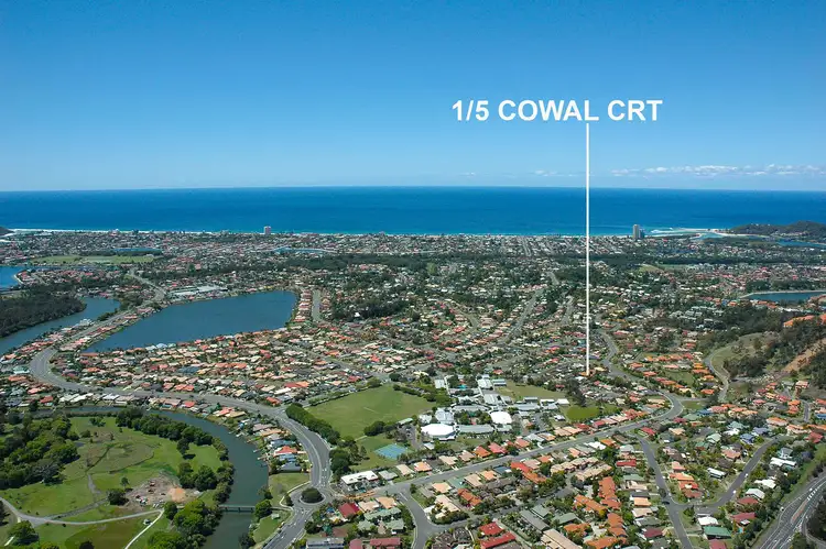Main view of Homely semi-detached listing, 1/5 Cowal Court, Elanora QLD 4221