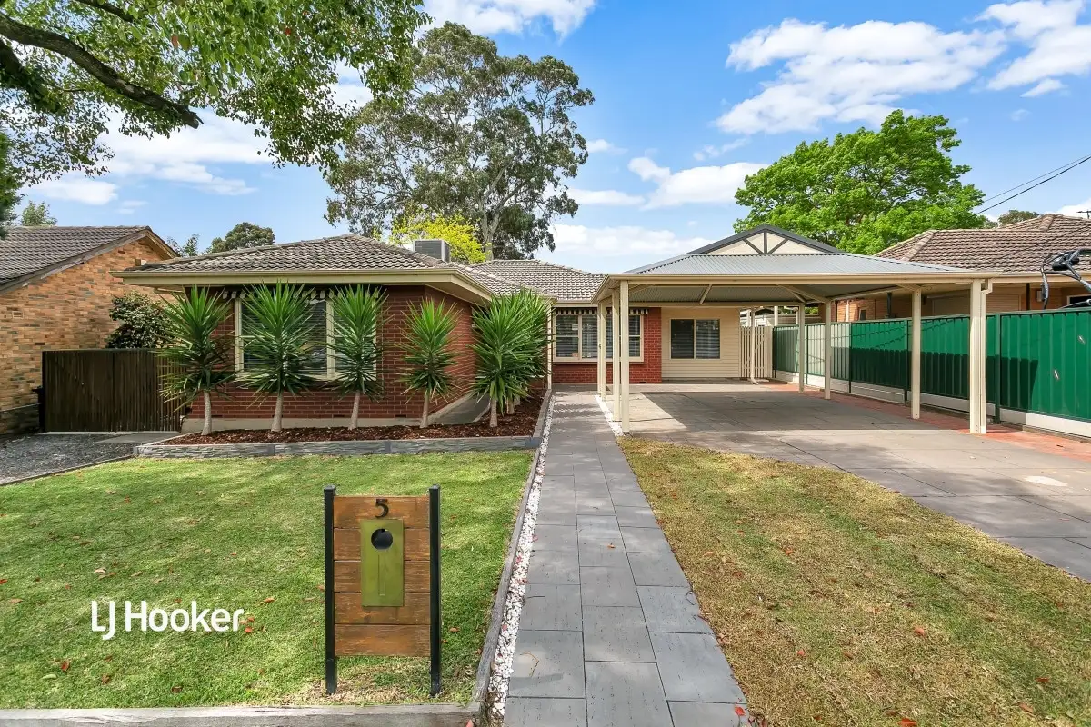 Main view of Homely house listing, 5 Tamar Crescent, Banksia Park SA 5091