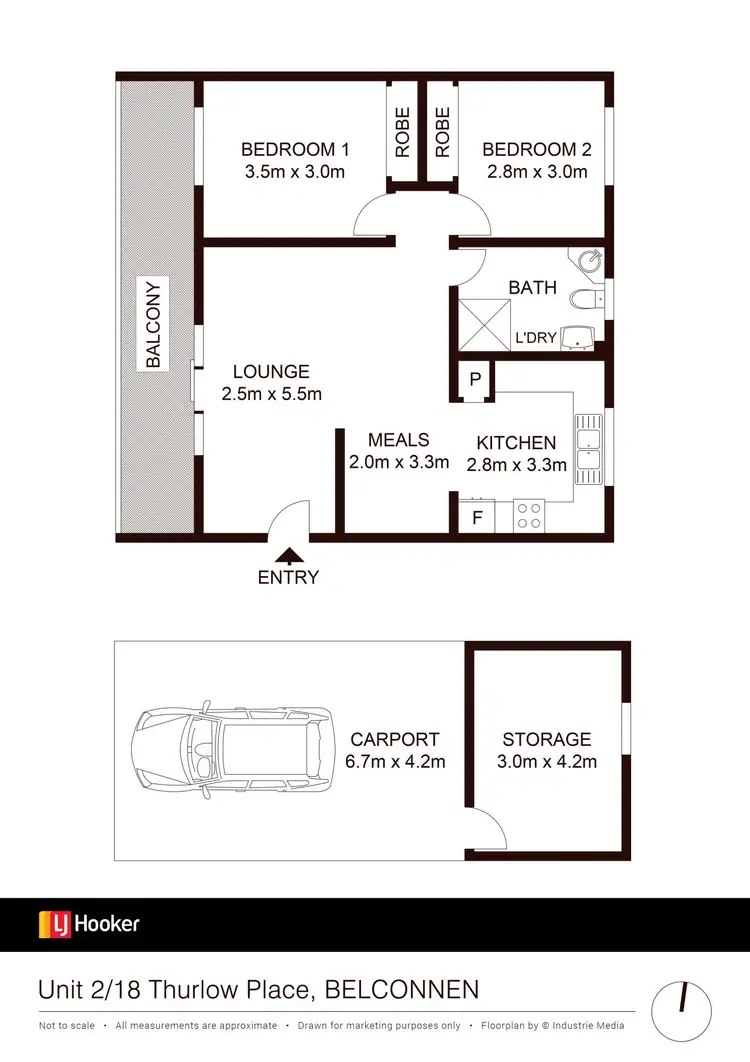 Third view of Homely townhouse listing, 2/18 Thurlow Place, Belconnen ACT 2617