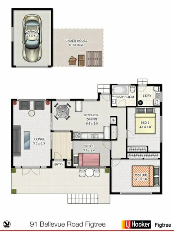 Seventh view of Homely house listing, 91 Bellevue Road, Figtree NSW 2525
